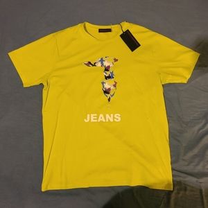 TRUSSARDI JEANS T-SHIRT ACID-GREEN EUROPEAN FIT